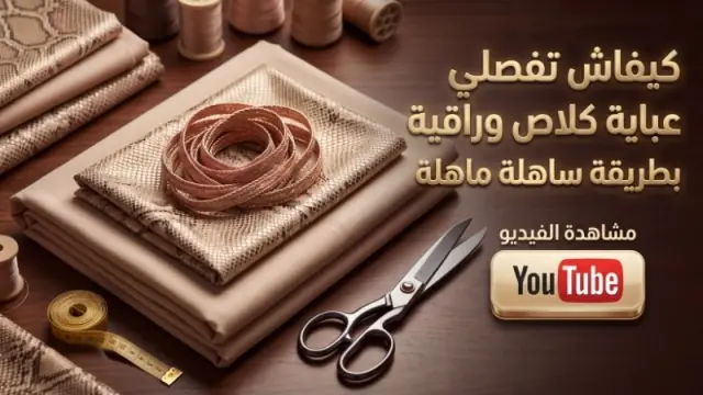 Abaya classique élégante confectionnée par Zahi Mode Casablanca