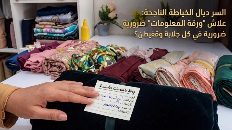 Fiche d'informations couture Zahi Mode